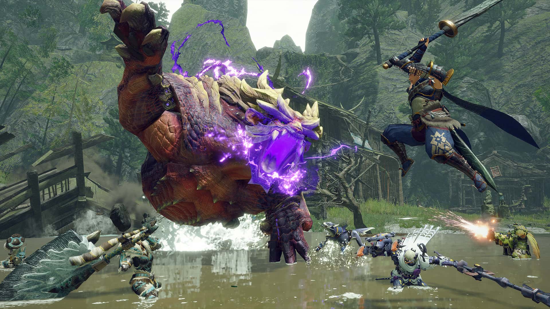 怪物猎人崛起 曙光 MONSTER HUNTER RISE 豪华中文版全息投影
